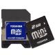 Toshiba 2GB MiniSD Memory Card w/Adapter